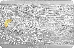 中國古代名畫系列（清明上河圖）紀念銀幣2盎司長方形銀質紀念幣