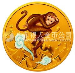 中國古典文學名著——《西游記》彩色金銀紀念幣（第1組）1/2盎司圓形彩色金質紀念幣